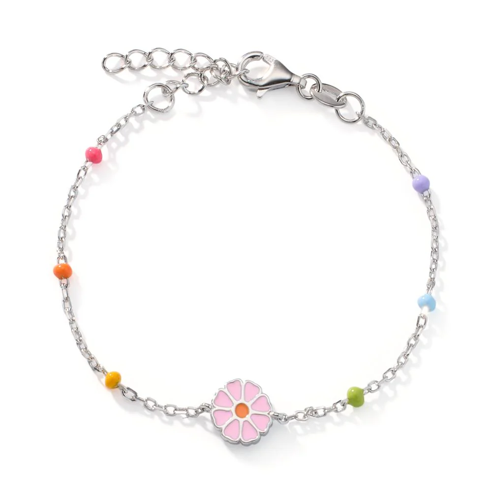 Bracciale Argento rodiato Fiore