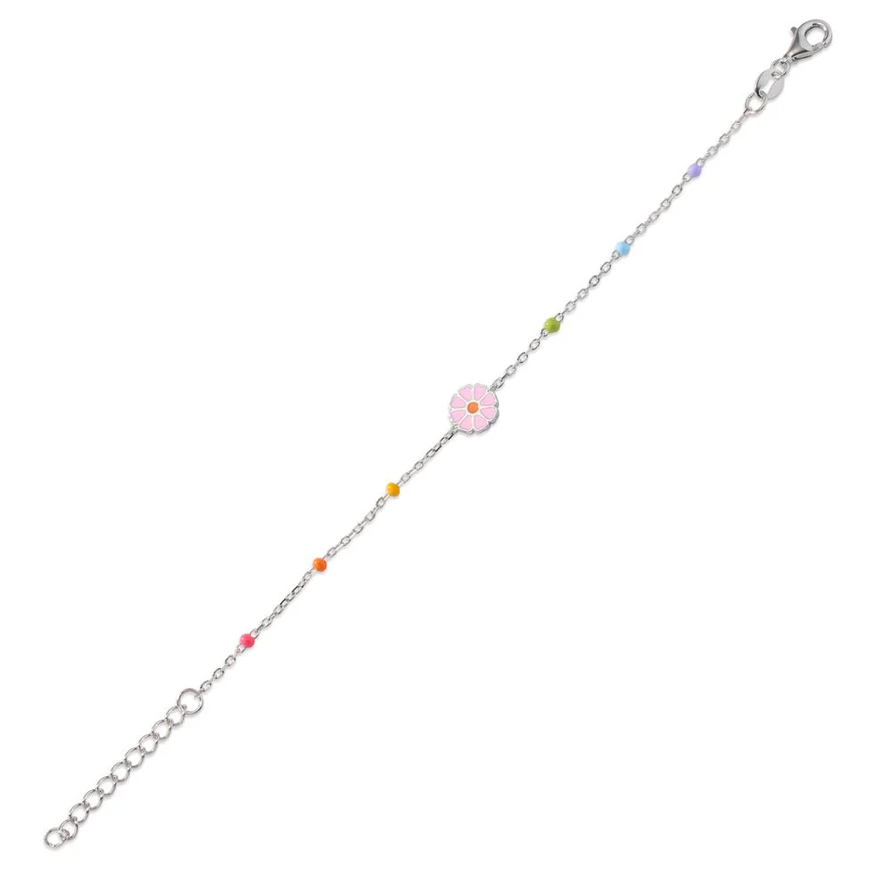 Bracciale Argento rodiato Fiore - Image 2
