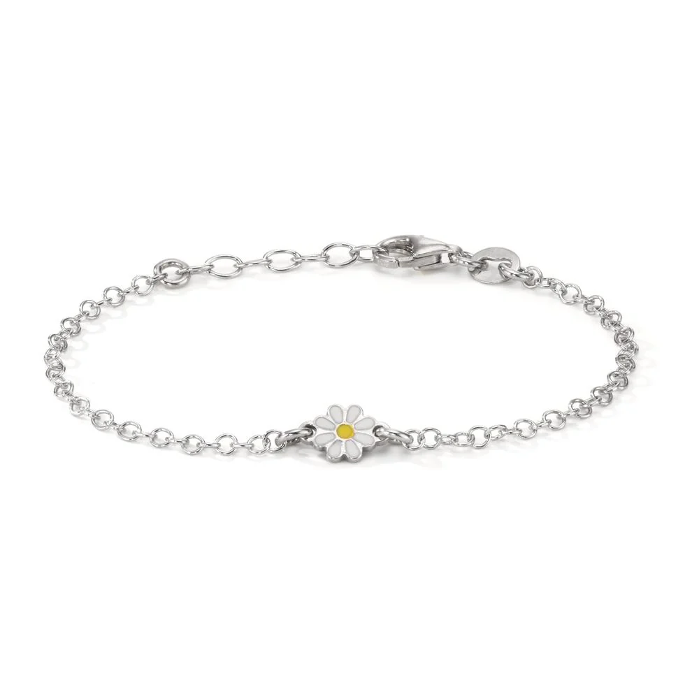 Bracciale Argento rodiato Fiore