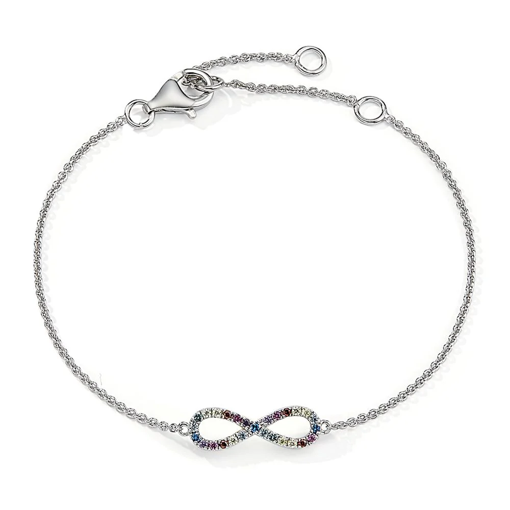 Bracciale Argento rodiato Infinito