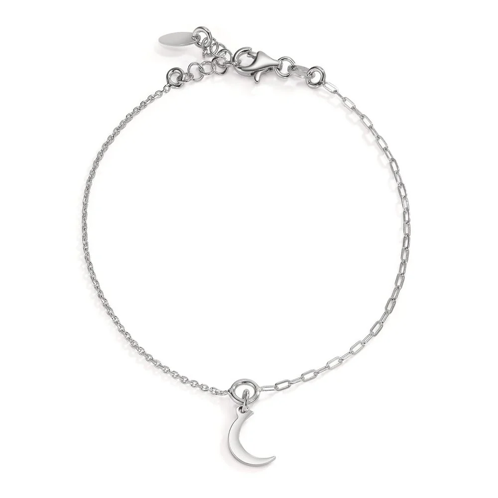 Bracciale Argento rodiato Luna