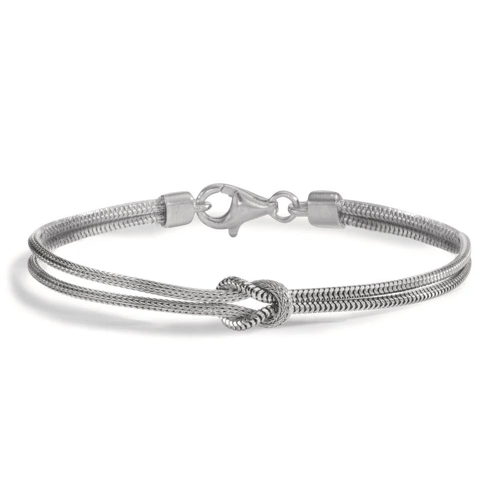 Bracciale Argento rodiato Nodo