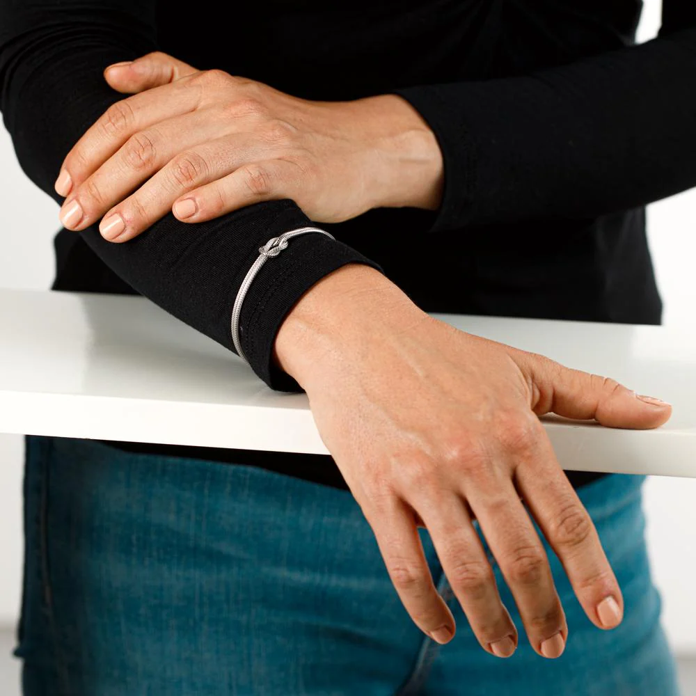 Bracciale Argento rodiato Nodo - Image 5