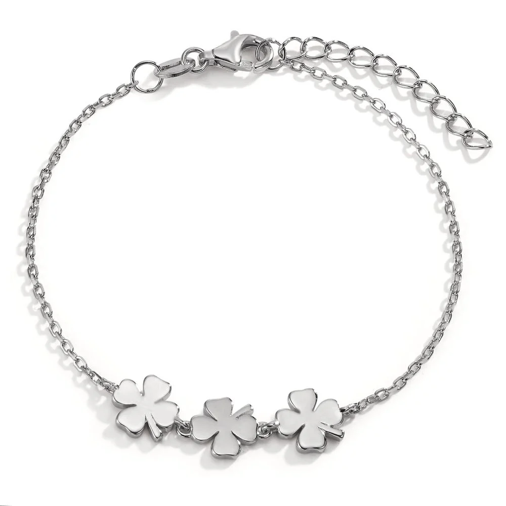 Bracciale Argento rodiato Trifoglio