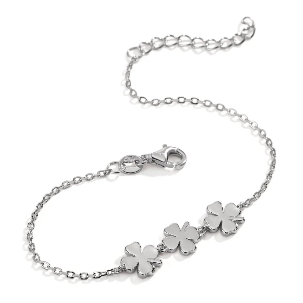 Bracciale Argento rodiato Trifoglio - Image 2