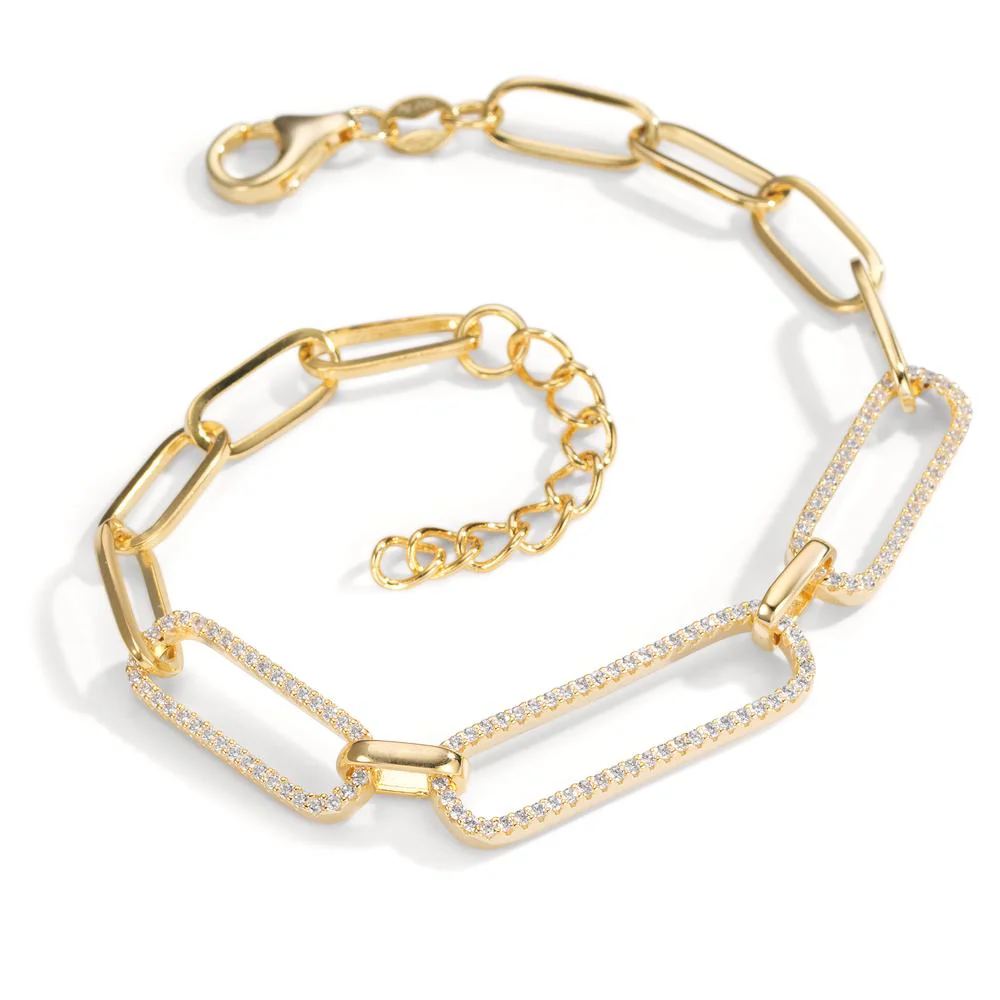 Bracciale Argento Zirconia giallo dorato - Image 2