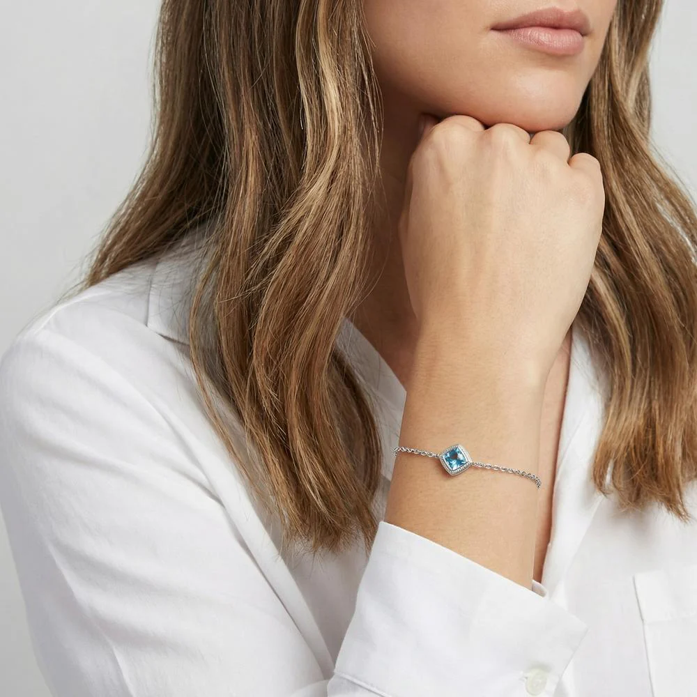 Bracciale Argento Zirconia rodiato - Image 3