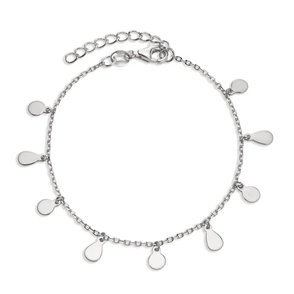 Bracciale Argento Zirconia rodiato