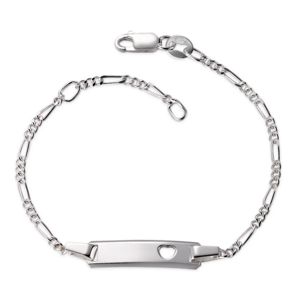 Bracciale con incisione Argento 12-14 cm