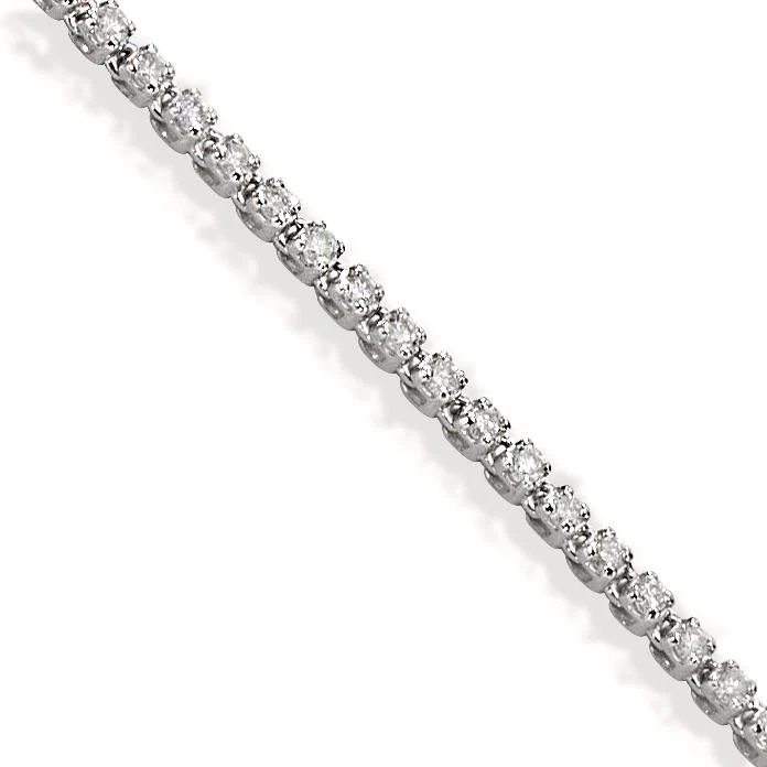 Bracciale Oro bianco 585/14 kt Diamante 1 ct, 98 pietra, w-si - Image 2