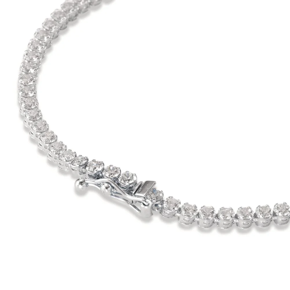 Bracciale Oro bianco 585/14 kt Zirconia 19 cm - Image 3
