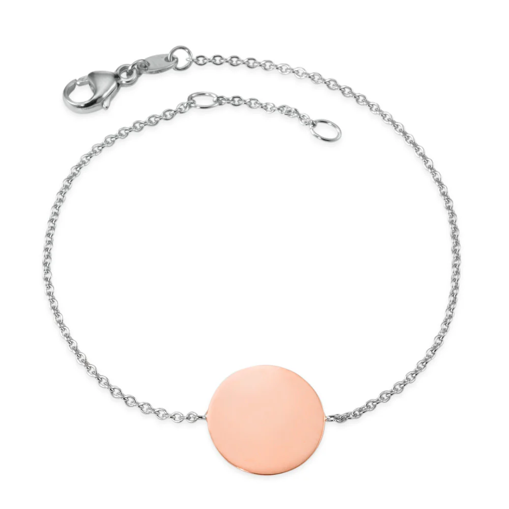 Bracciale Oro bianco 750/18 carati, Oro rosso 750/18 carati