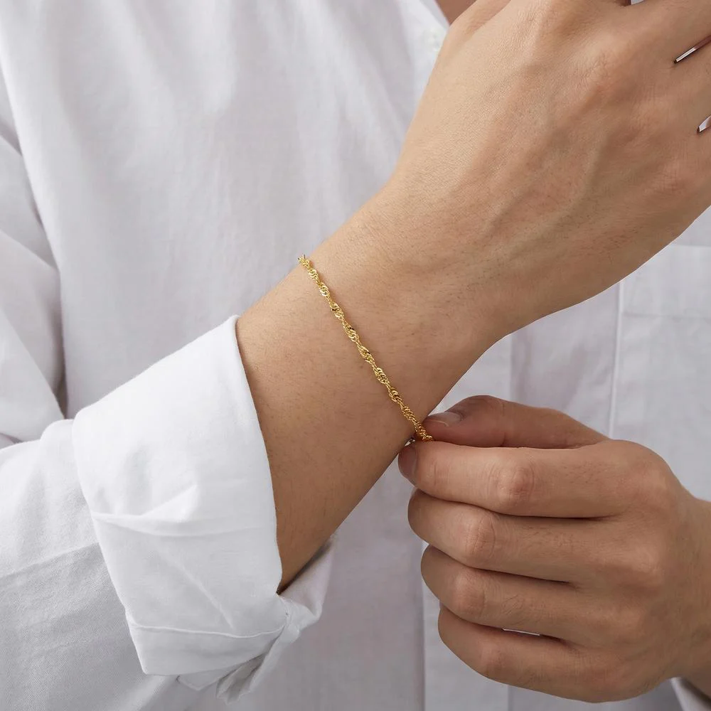 Bracciale Oro giallo 750/18 carati - Image 4