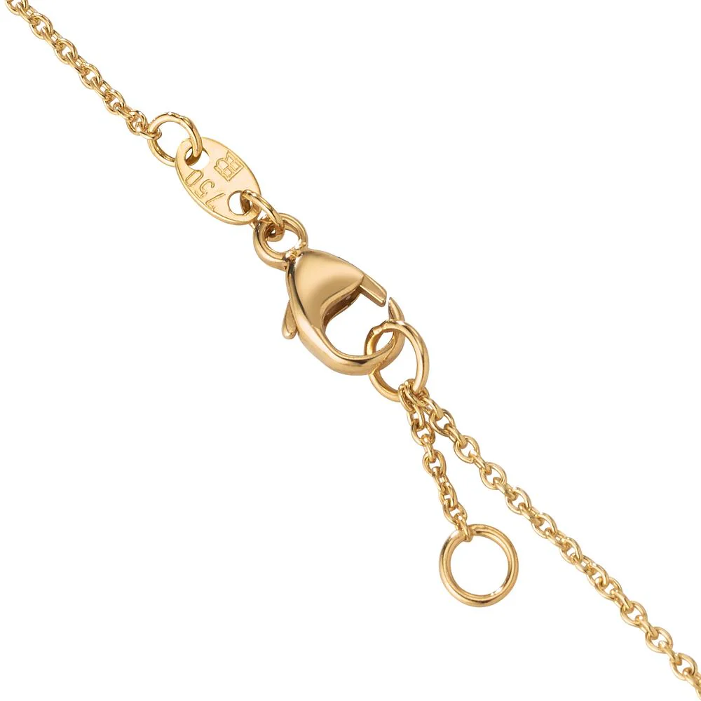 Bracciale Oro giallo 750/18 carati Cuore 17-18 cm - Image 3