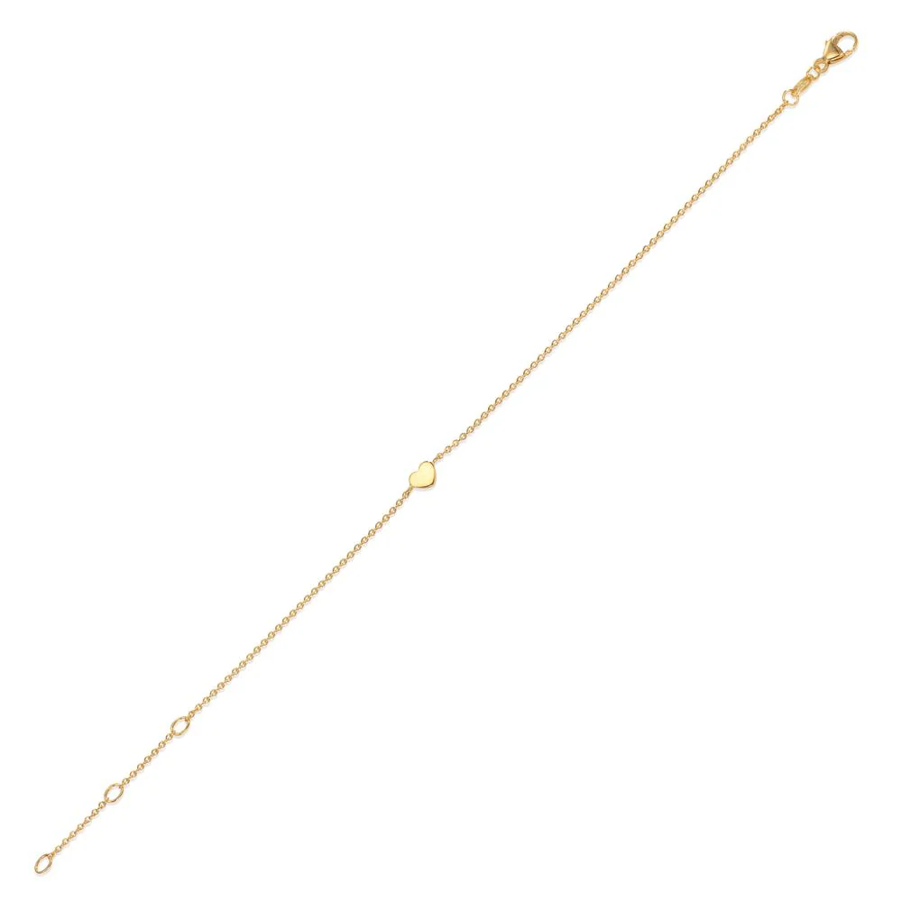 Bracciale Oro giallo 750/18 carati Cuore - Image 2