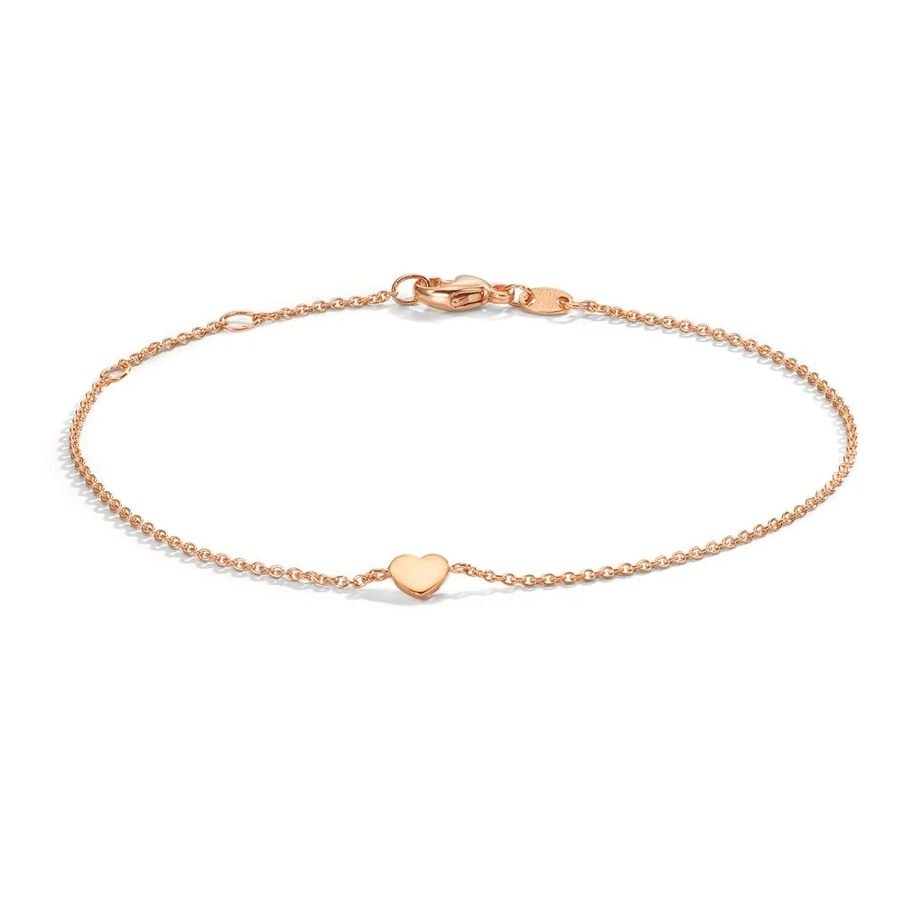 Bracciale Oro rosso 750/18 carati Cuore