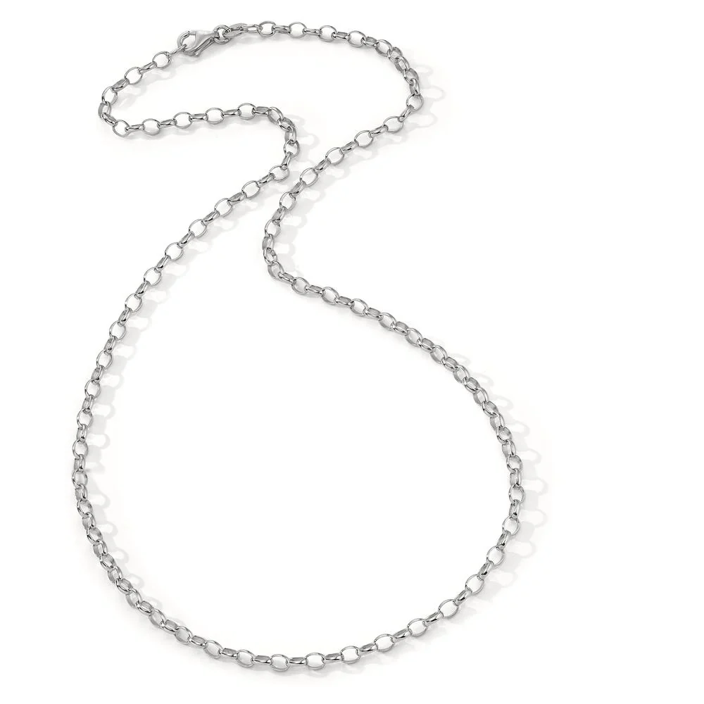 Catena Argento rodiato Ø3 mm - Image 2