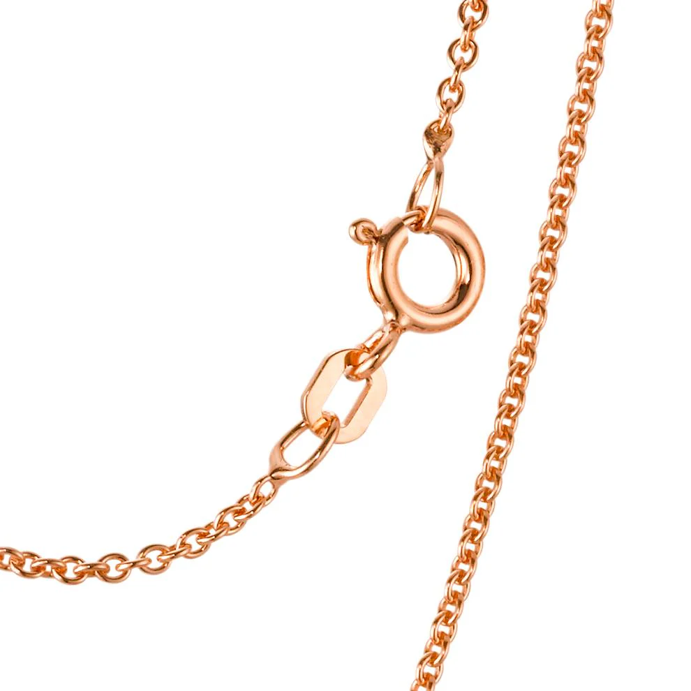 Catena Argento rosa dorato 42 cm - Image 2