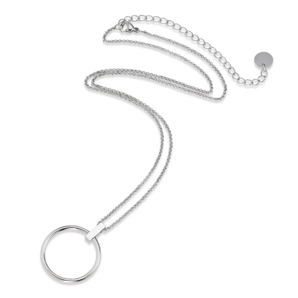 Catena con ciondolo Acciaio inossidabile 45-53 cm Ø25 mm - Image 2