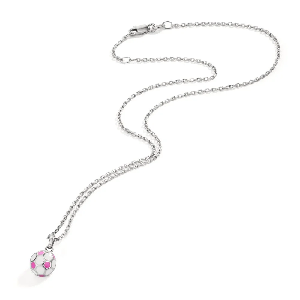 Catena con ciondolo Argento rodiato Calcio 38-40 cm - Image 2