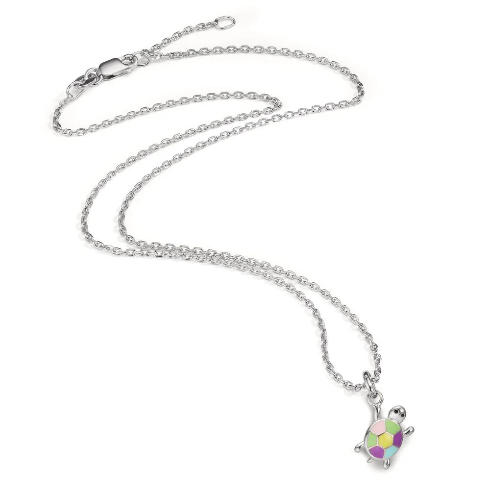 Catena con ciondolo Argento rodiato Tartaruga 36-38 cm - Image 2