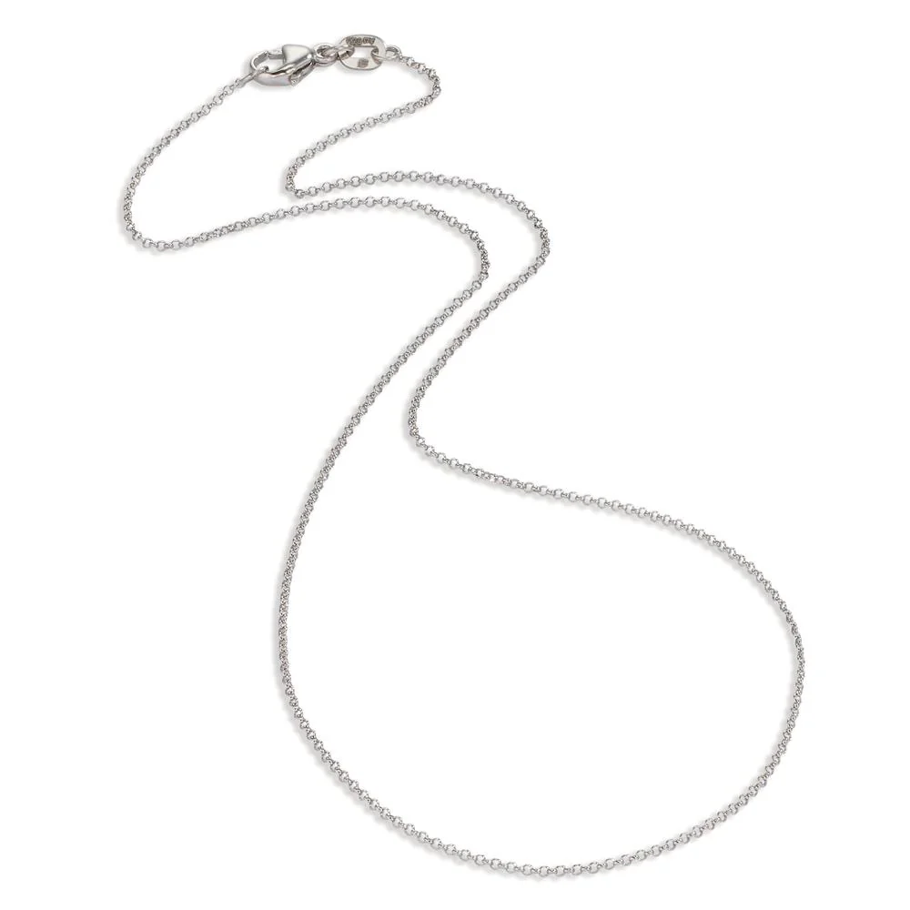 Catena Oro bianco 750/18 carati Ø1 mm - Image 2