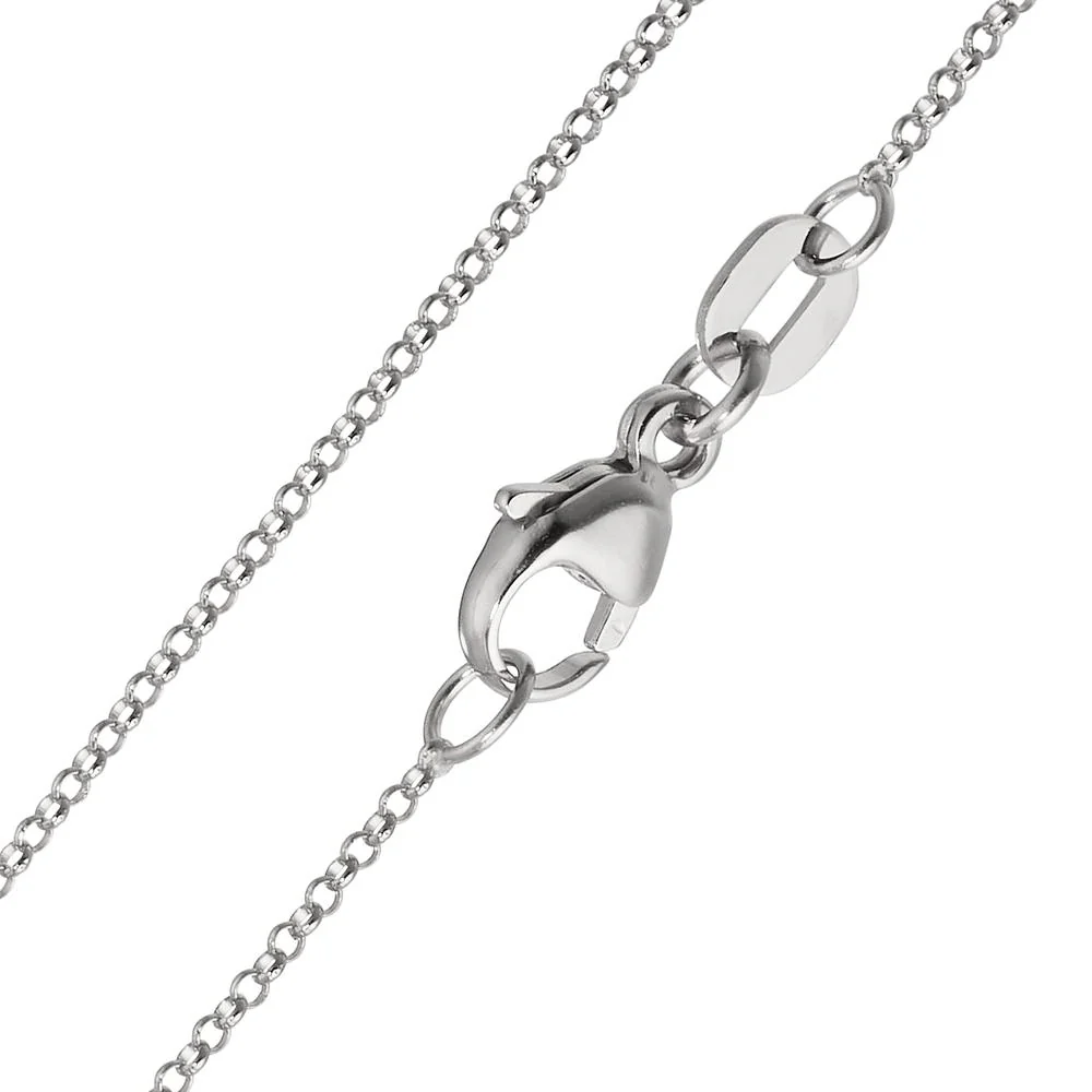 Catena Oro bianco 750/18 carati Ø1 mm - Image 3