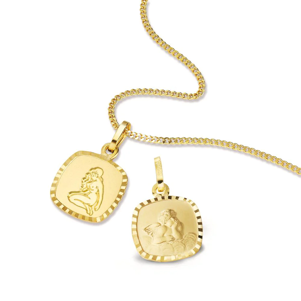 Ciondolo Oro giallo 375/9K Segno zodiacale Vergine - Image 2