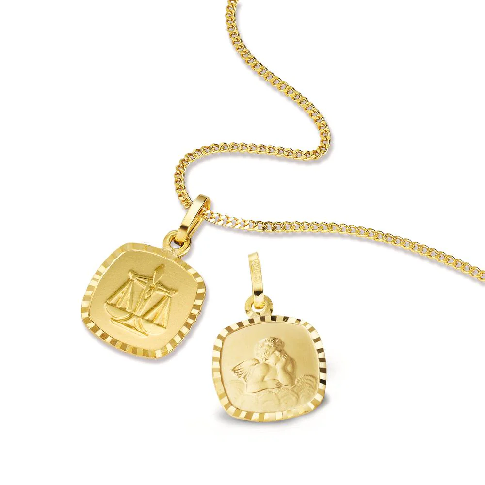 Ciondolo Oro giallo 375/9K Segno zodiacale Bilancia - Image 2