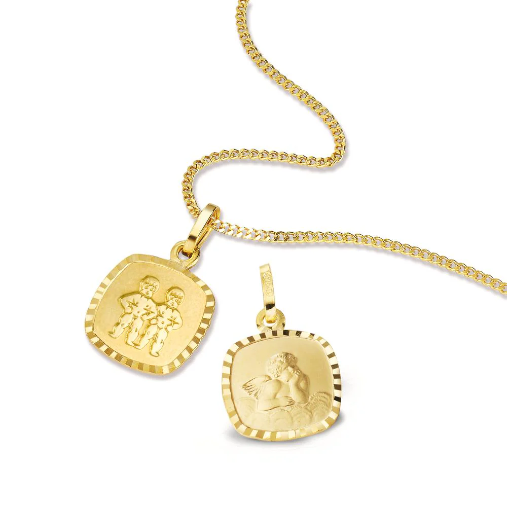 Ciondolo Oro giallo 375/9K Segno zodiacale Gemelli - Image 2