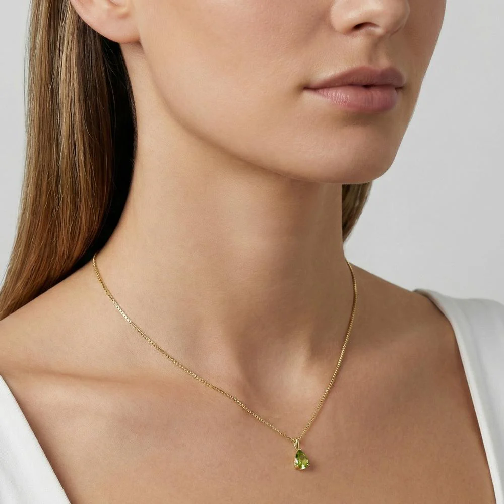 Ciondolo Oro giallo 375/9K Peridoto - Image 3