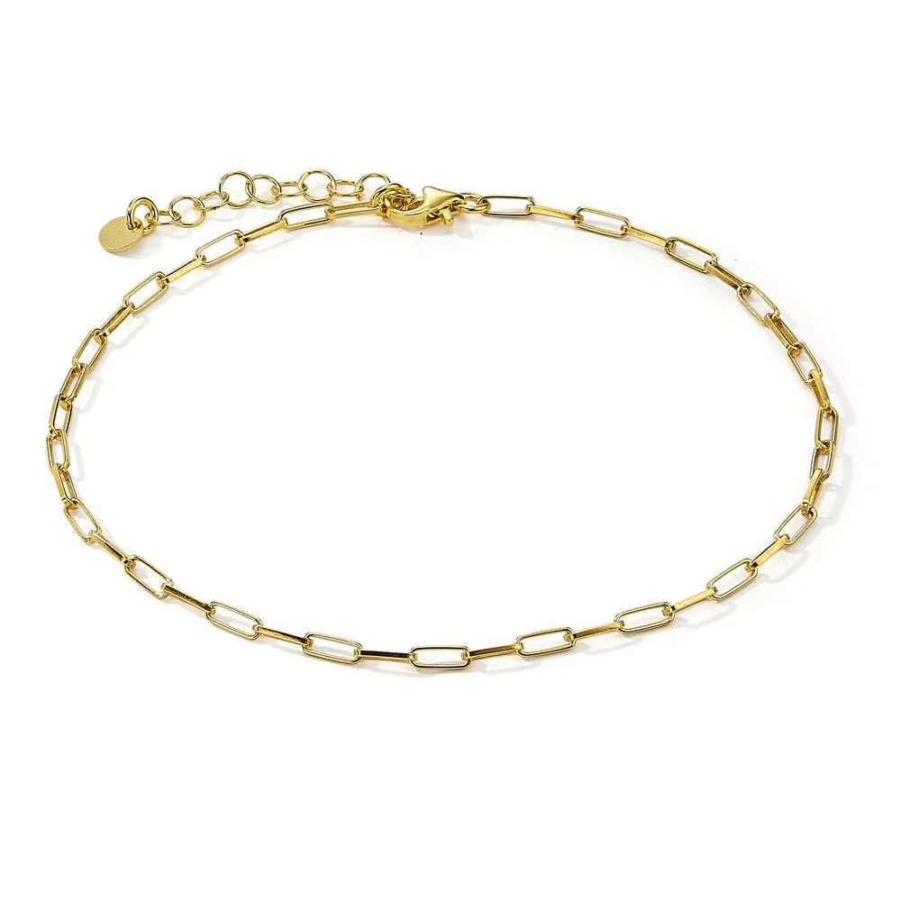 Cavigliera Argento giallo dorato 23-26 cm - Image 2