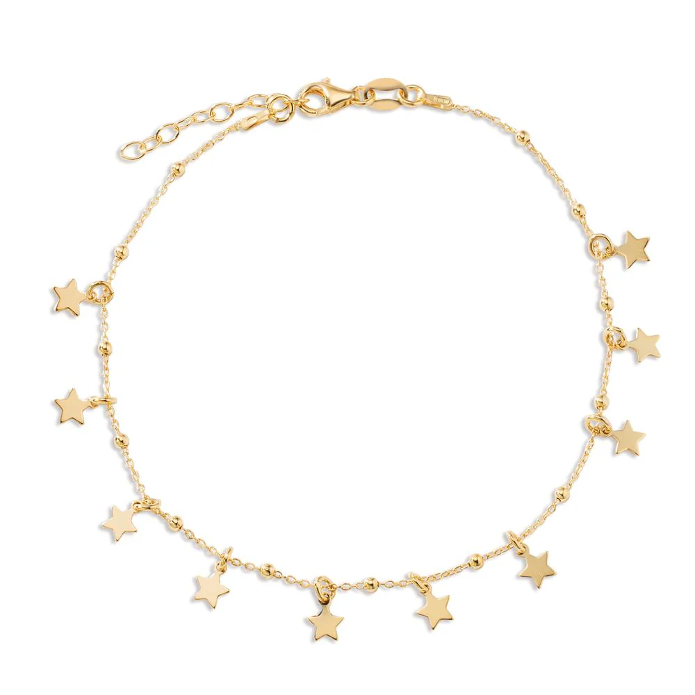 Cavigliera Argento giallo dorato Stella 23-26 cm - Image 2