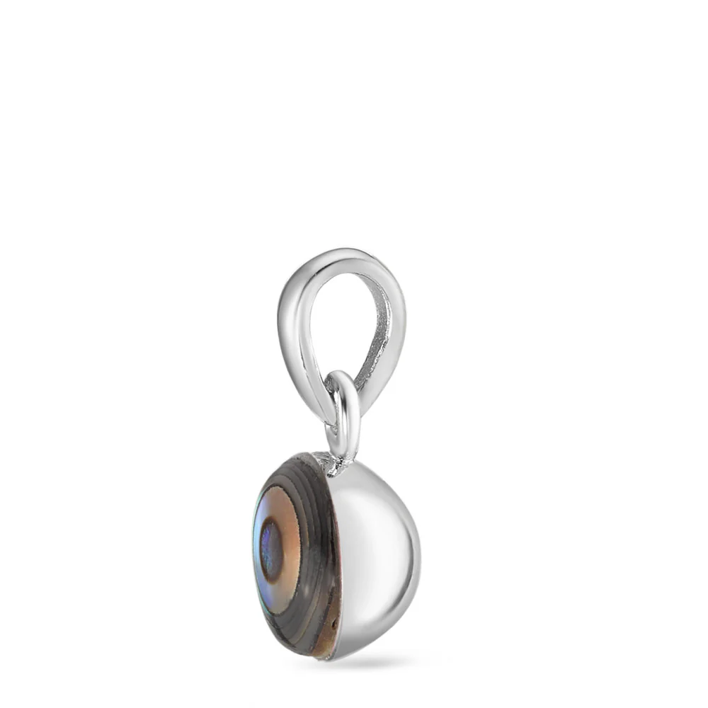Ciondolo Argento Abalone rodiato Ă7 mm - Image 2