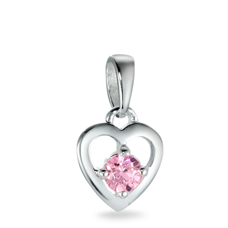 Ciondolo Argento Zirconia Cuore