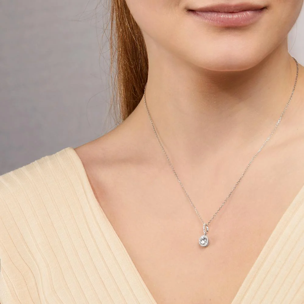 Ciondolo Argento Zirconia rodiato - Image 2