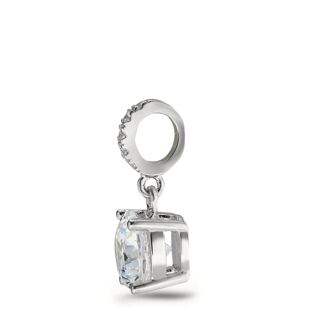 Ciondolo Argento Zirconia rodiato - Image 2