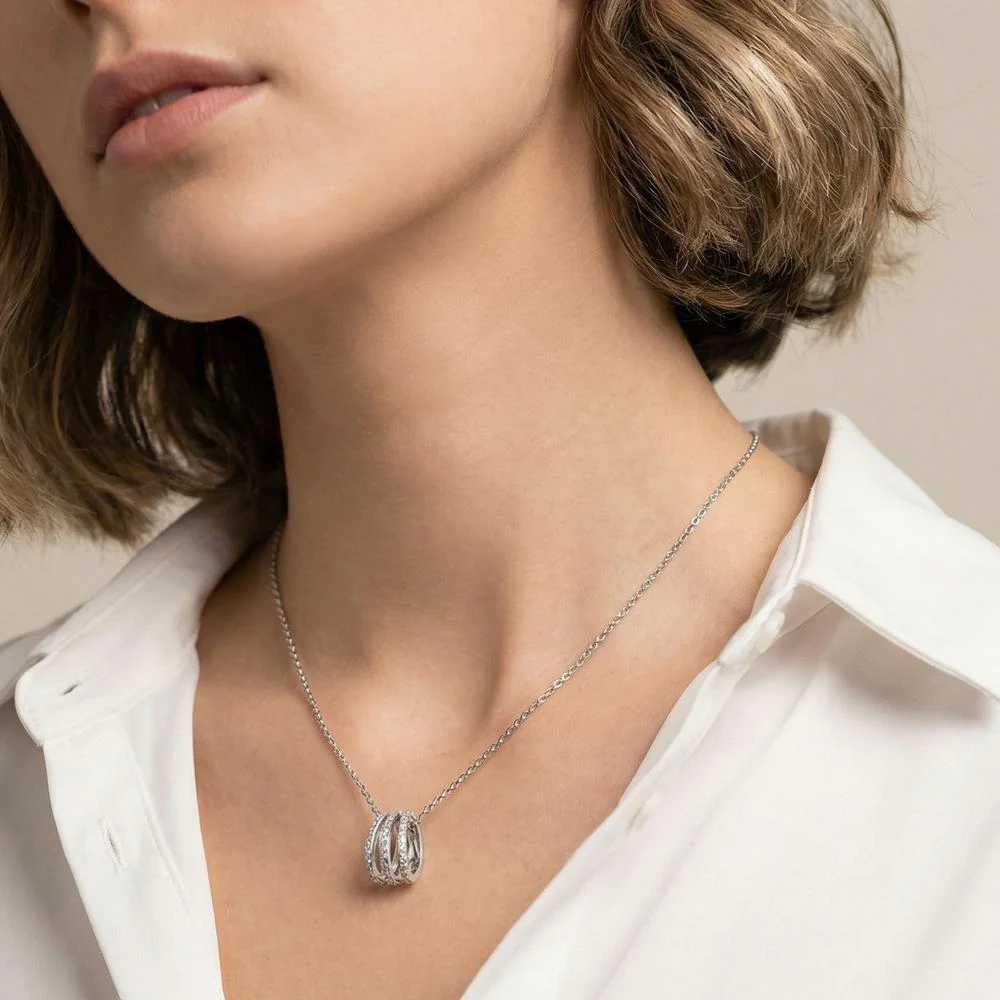 Catena Argento rodiato Ø3 mm - Image 18