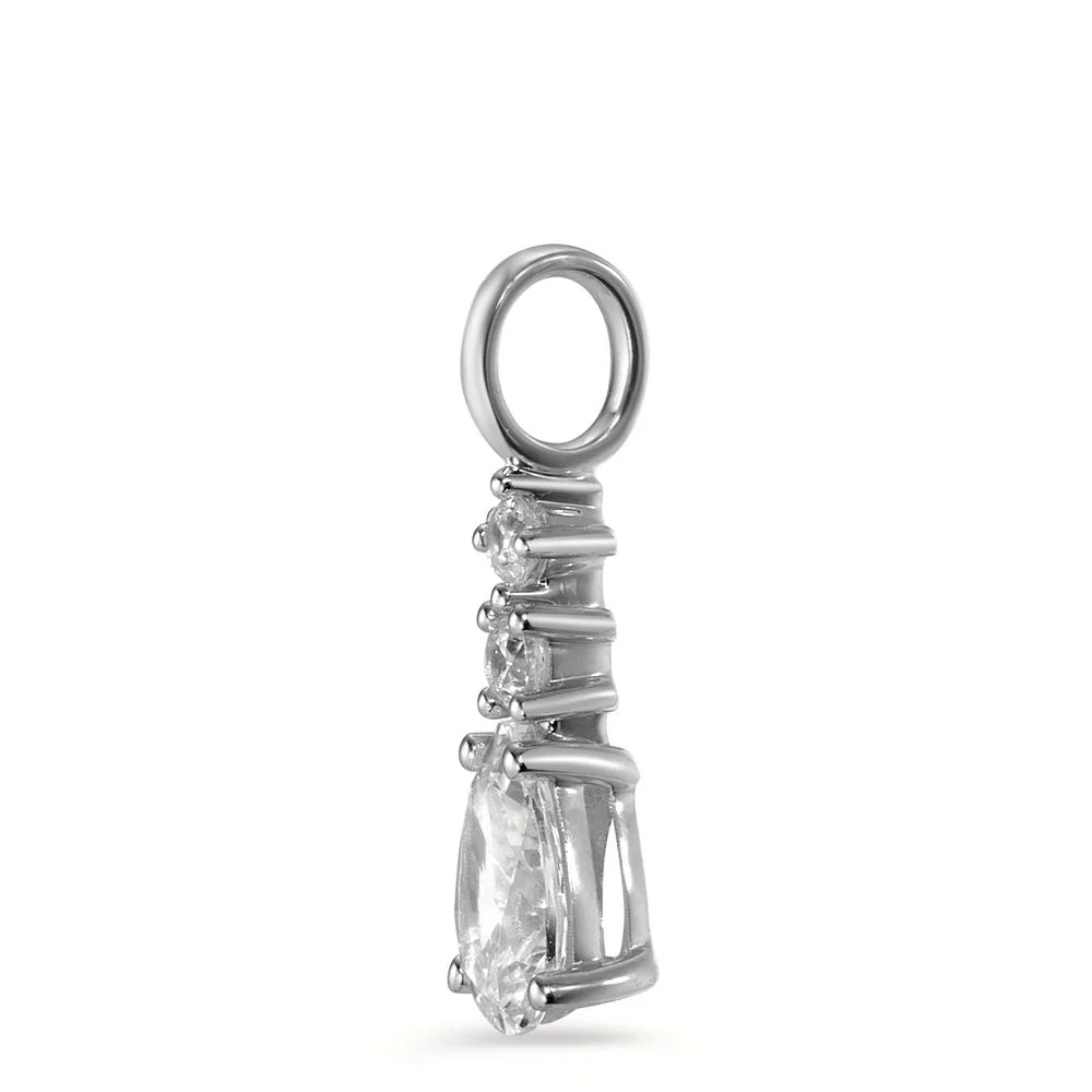 Ciondolo Oro bianco 375/9K Zirconia - Image 2