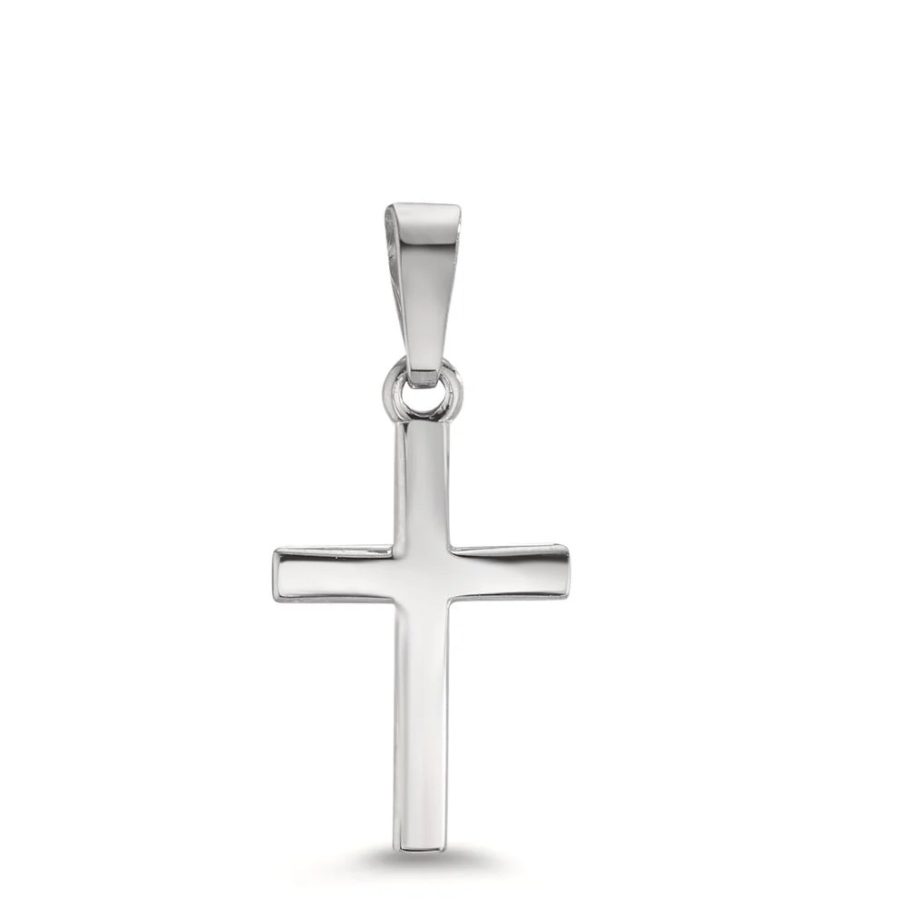 Ciondolo Oro bianco 585/14 kt Croce