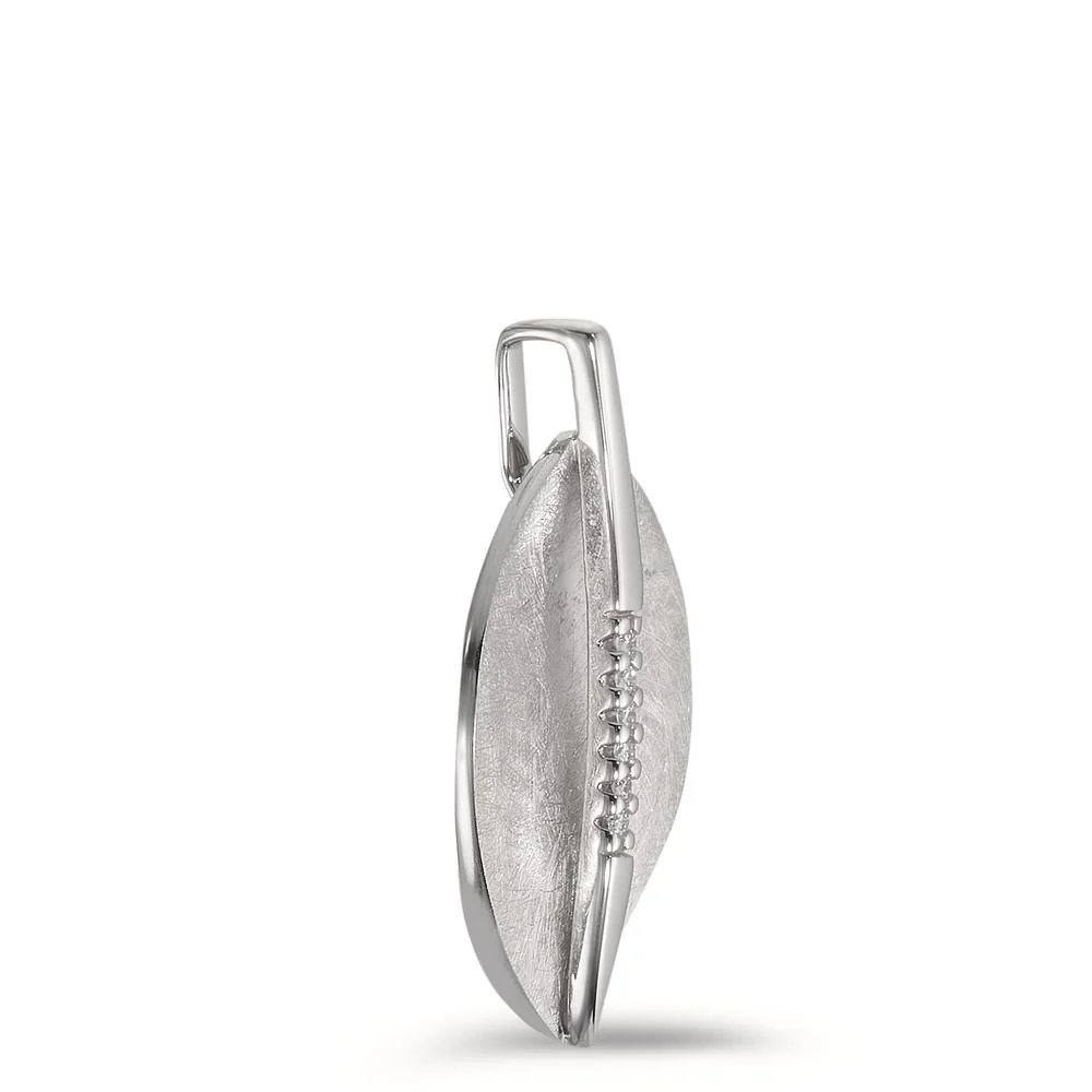Ciondolo Oro bianco 750/18 carati Diamante 0.03 ct, 6 pietra, w-si Foglio - Image 2