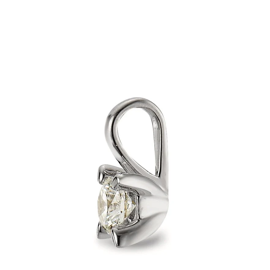 Ciondolo Oro bianco 750/18 carati Diamante bianco, 0.15 ct, [Brillant], w-si - Image 2