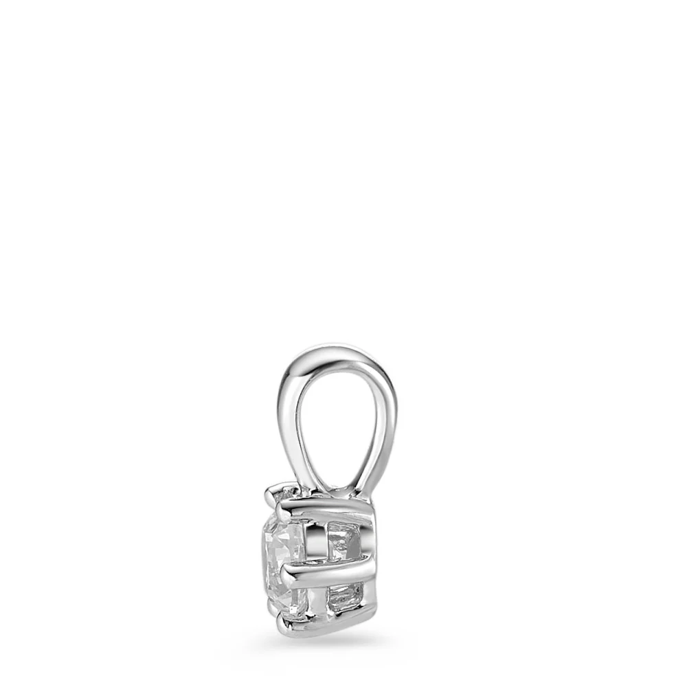 Ciondolo Oro bianco 750/18 carati Diamante bianco, 0.25 ct, [Brillant], w-si Ø5 mm - Image 2
