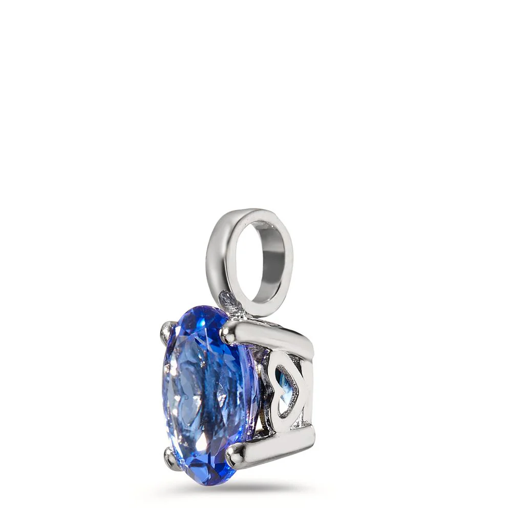 Ciondolo Oro bianco 750/18 carati Tanzanite - Image 2