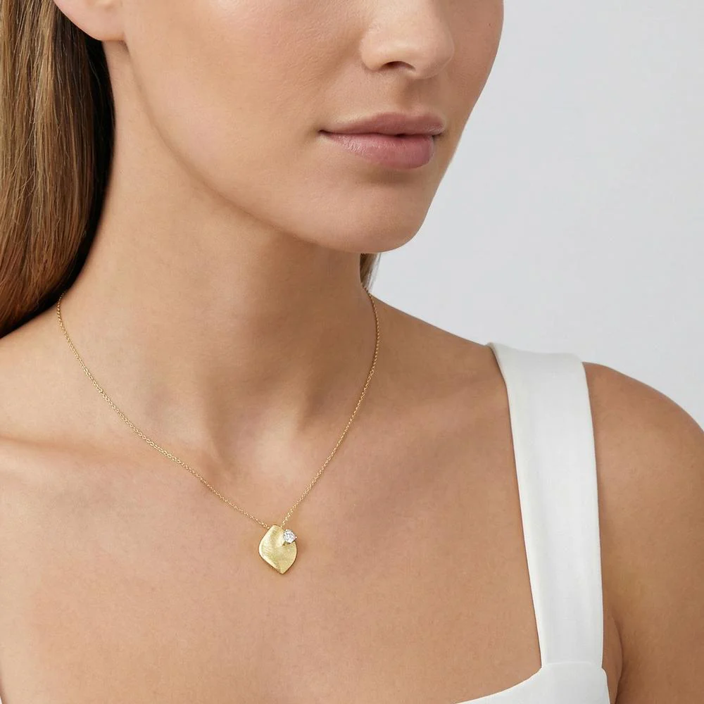 Ciondolo Oro giallo 375/9K Zirconia - Image 3