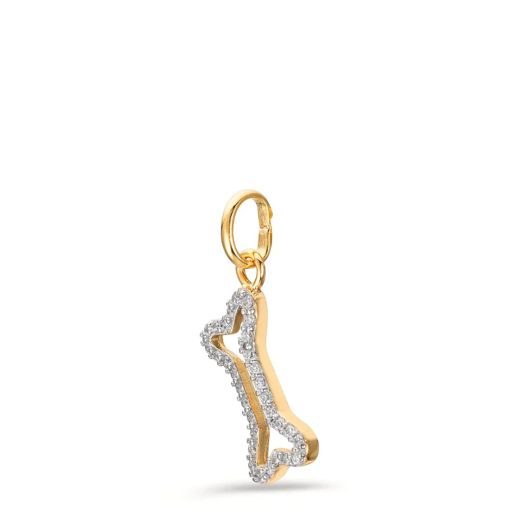 Ciondolo Oro giallo 375/9K Zirconia - Image 2