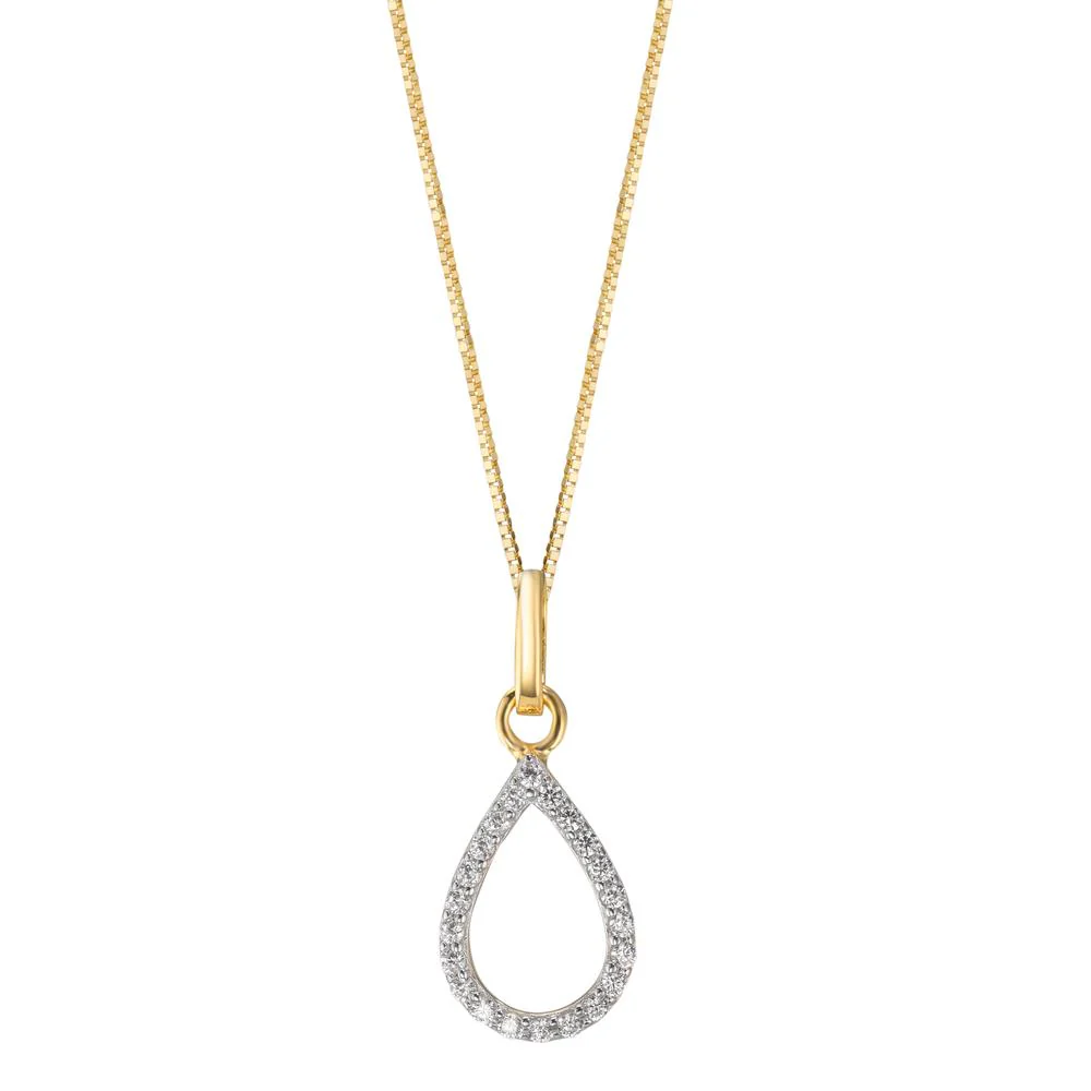 Ciondolo Oro giallo 375/9K Zirconia - Image 2