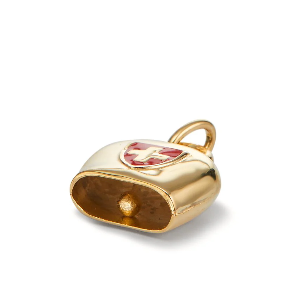 Ciondolo Oro giallo 750/18 carati laccato Campanaccio - Image 2