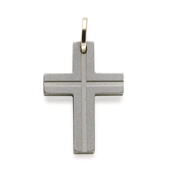 Ciondolo Titanio, Oro bianco 750/18 carati