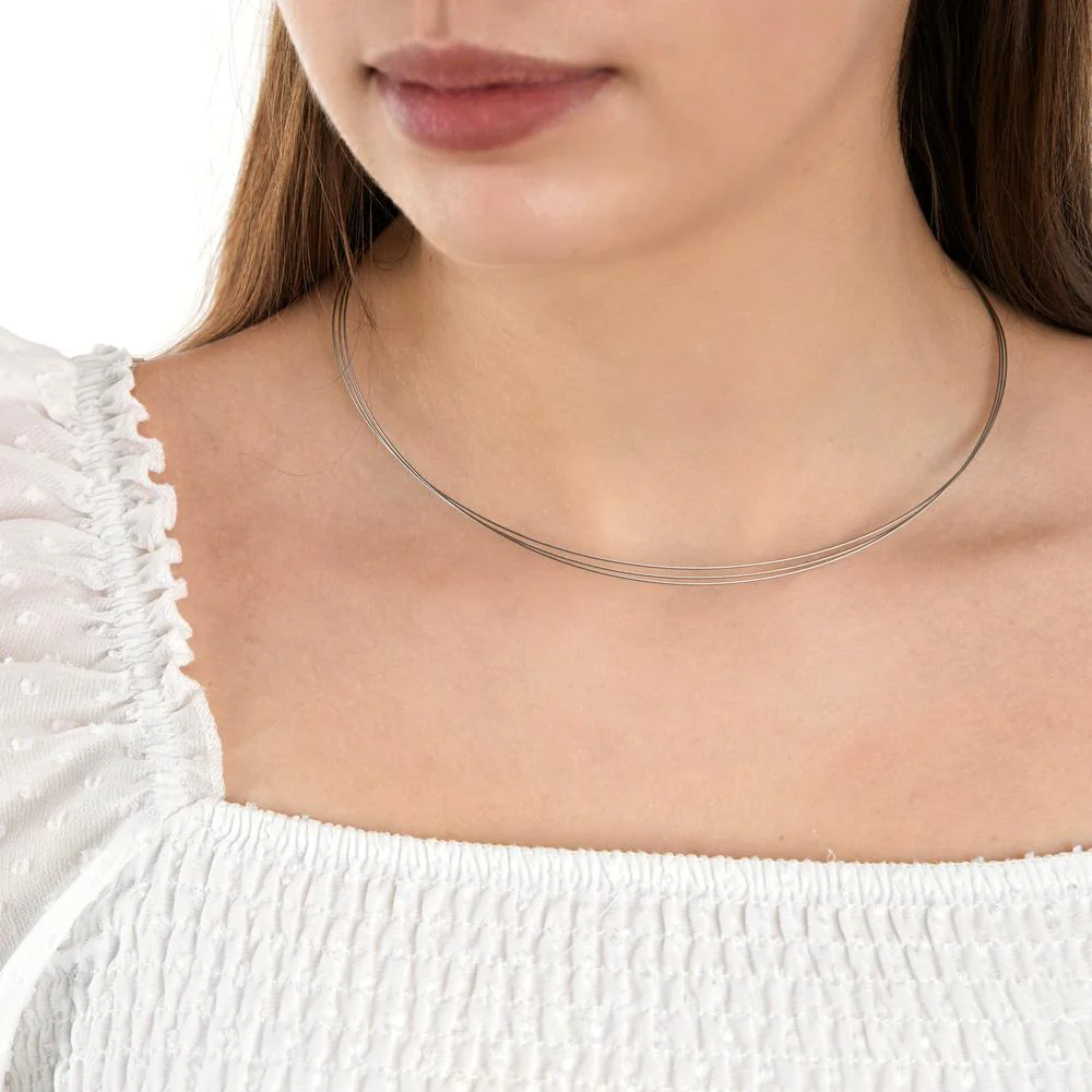 Collana Acciaio inossidabile 42 cm Ø2 mm - Image 5